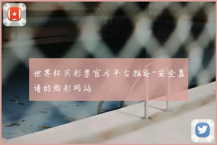 世界杯买彩票官方平台推荐-安全靠谱的购彩网站