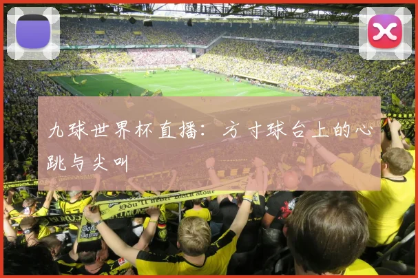 九球世界杯直播：方寸球台上的心跳与尖叫